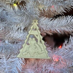 Vintage 1970’s Nativity Christmas Ornament